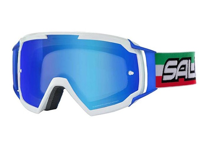 Salice MX2 goggles - white ita / blue