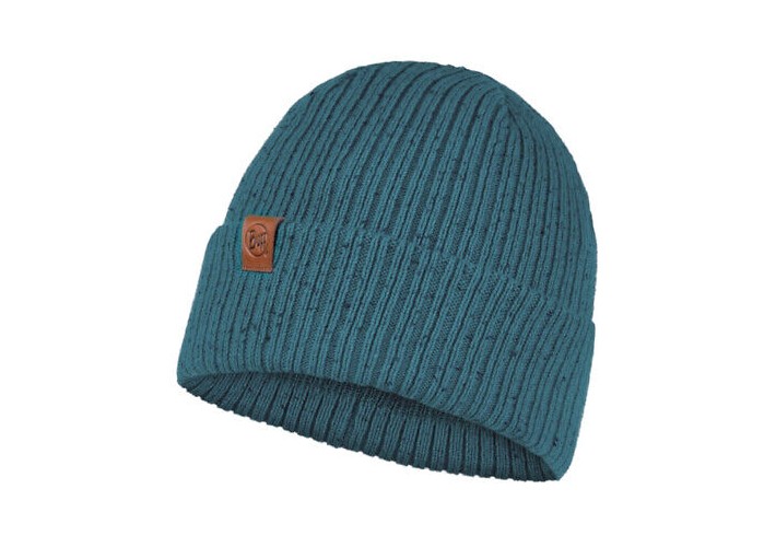 Buff Knitted Kort dusty blue
