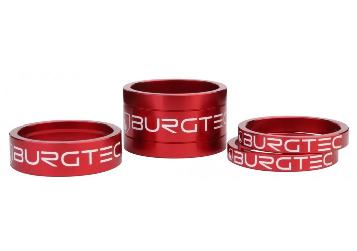 Burgtec spacers set - Race Red
